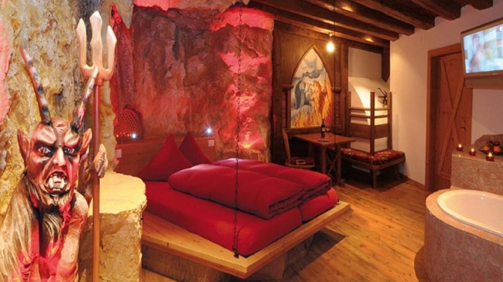 Hotel Camona & Apart Walserhof Samnaun Pokoj fotografie